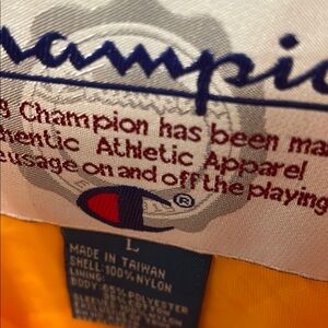 Champion pullover liner hoodie Vintage Yellow Shirt